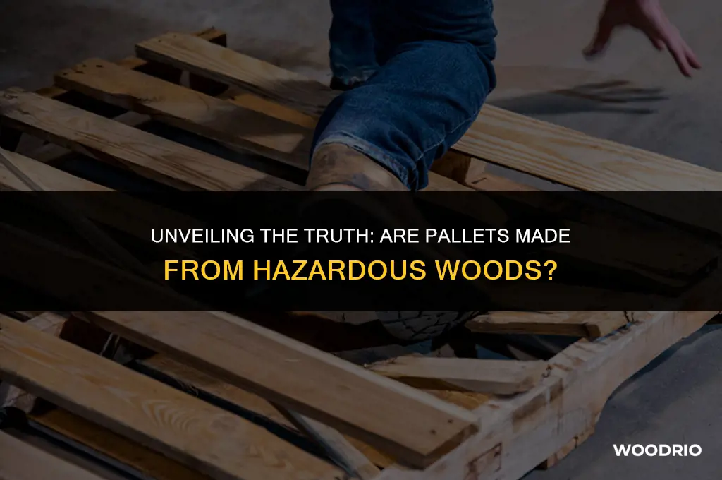 are pallets made out of dangerous woods