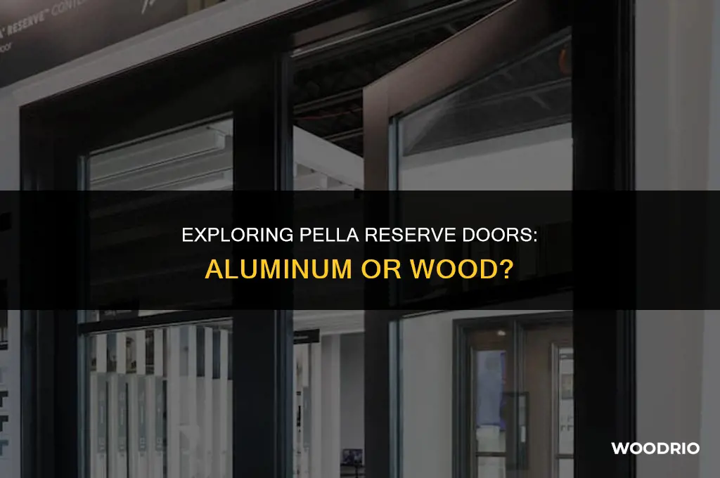 are pella reserve doors aluminum or wood