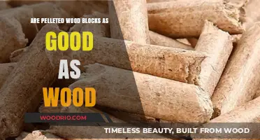 Comparing Pelleted Wood Blocks to Traditional Wood: A Comprehensive Analysis