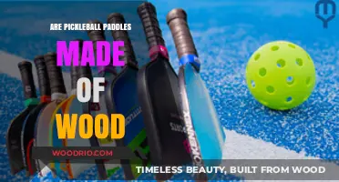 Exploring the Composition of Pickleball Paddles: Wood or Not?