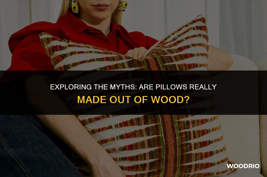 are pillows made out of wood
