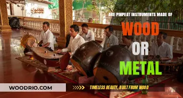 Exploring the Material Composition of Pinpeat Instruments: Wood or Metal?