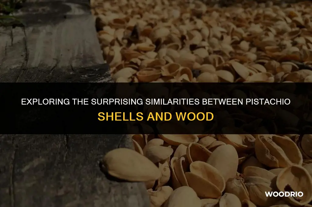 are pistachio shells like wood