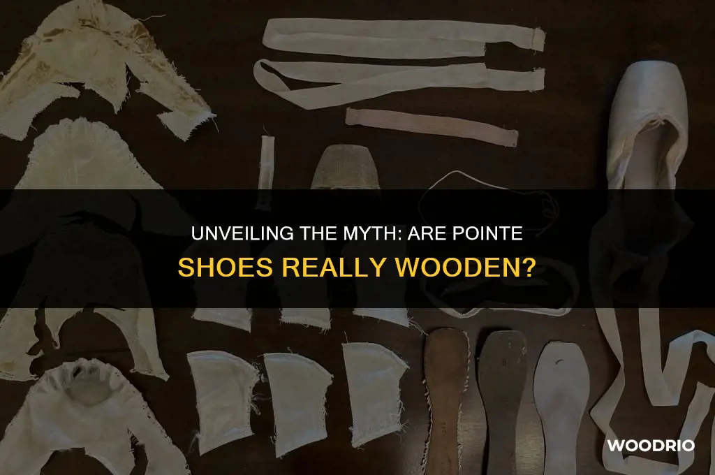 are pointe shoes made of wood