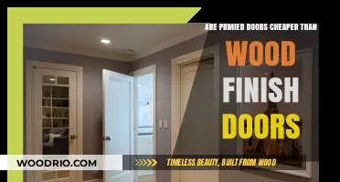 Comparing Costs: Primed Doors vs. Wood Finish Doors