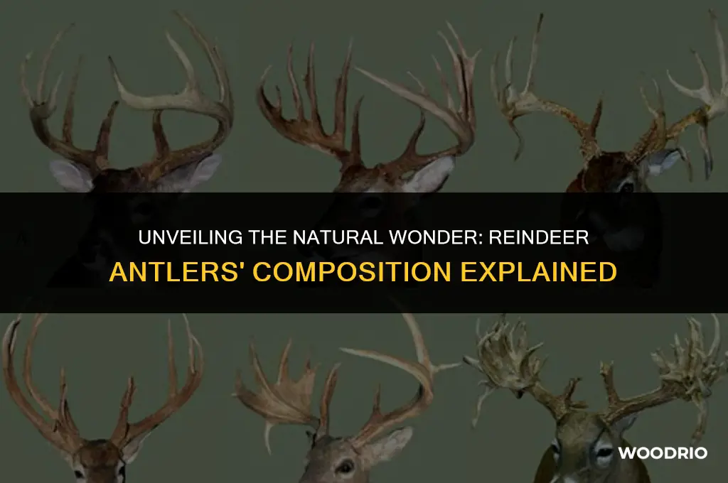 are reindeer antlers made of wood