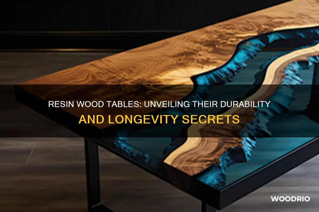 are resin wood tables durable