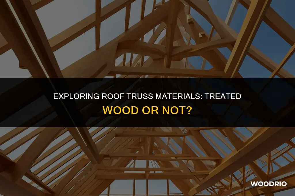 are roof trusses treated wood
