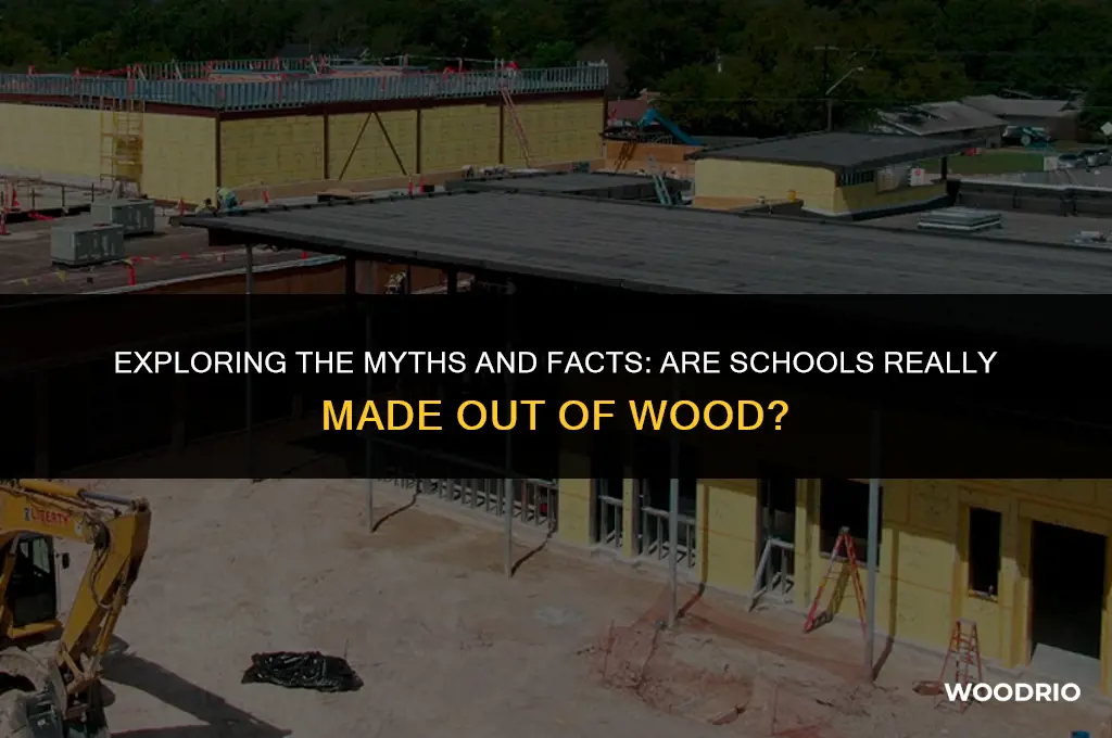 are school made out of wood