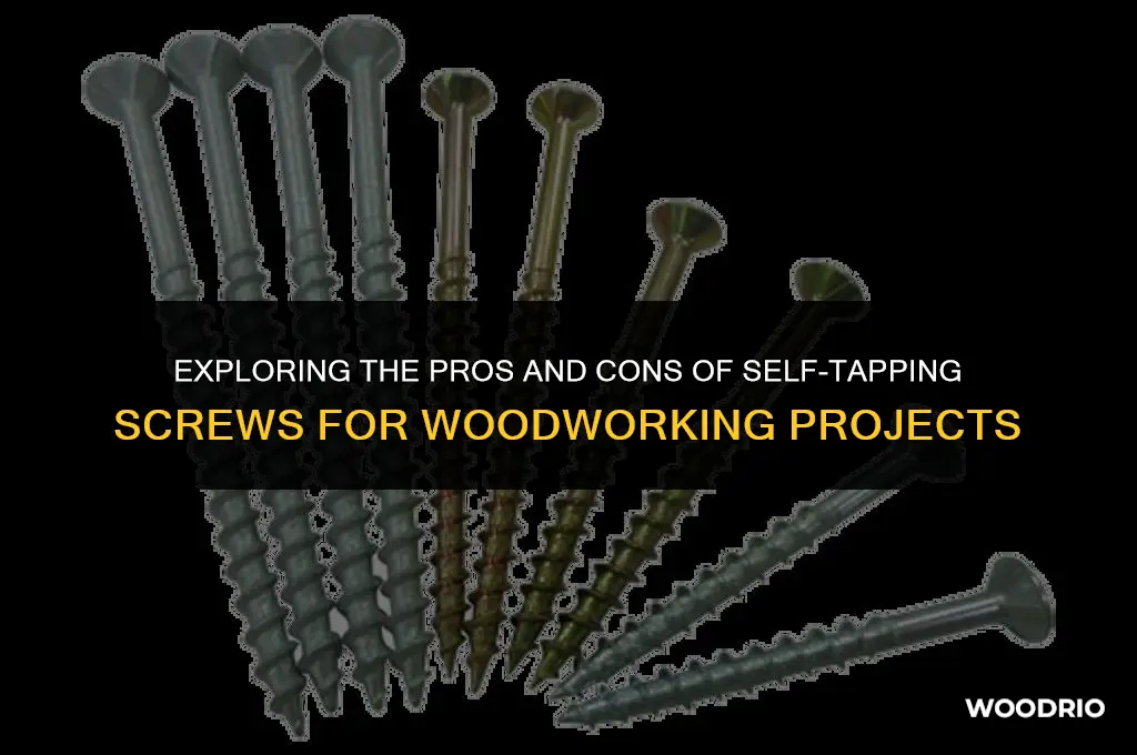 are self tapping screws good for wood