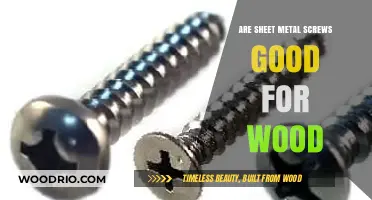 Exploring the Use of Sheet Metal Screws in Woodworking Projects