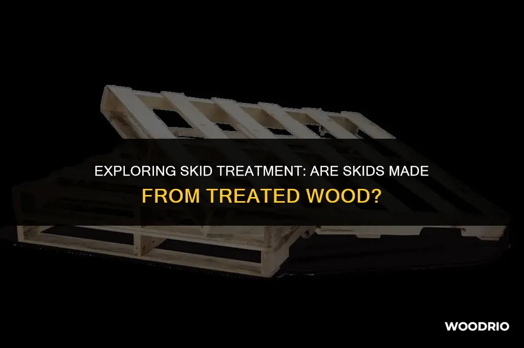 are skids treated wood