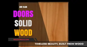 Exploring the Myths: Are Slab Doors Really Solid Wood?