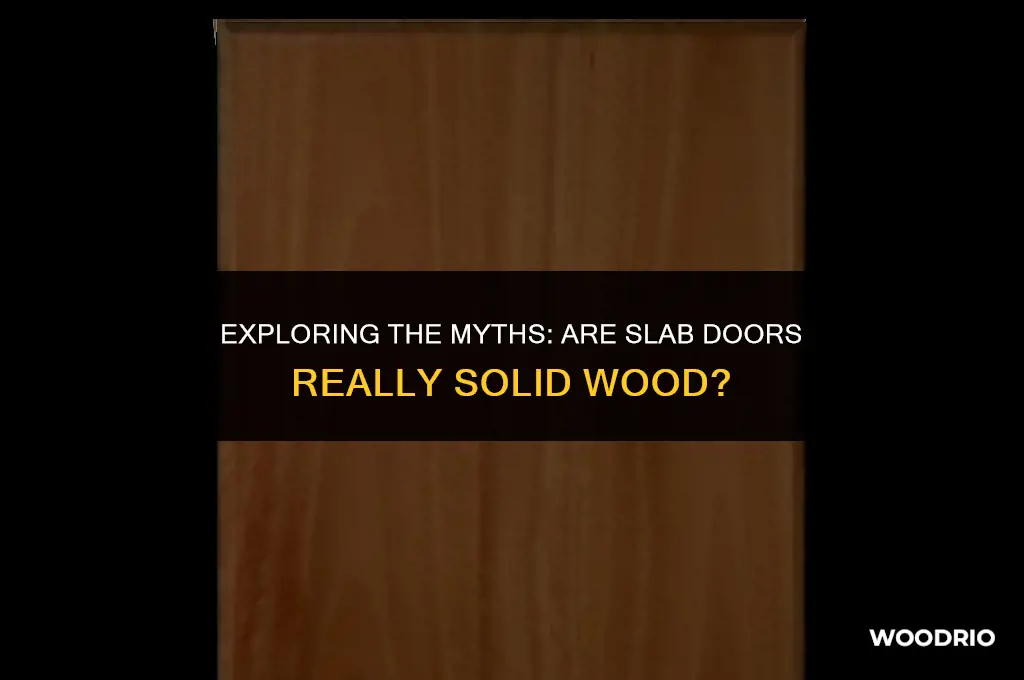 are slab doors solid wood