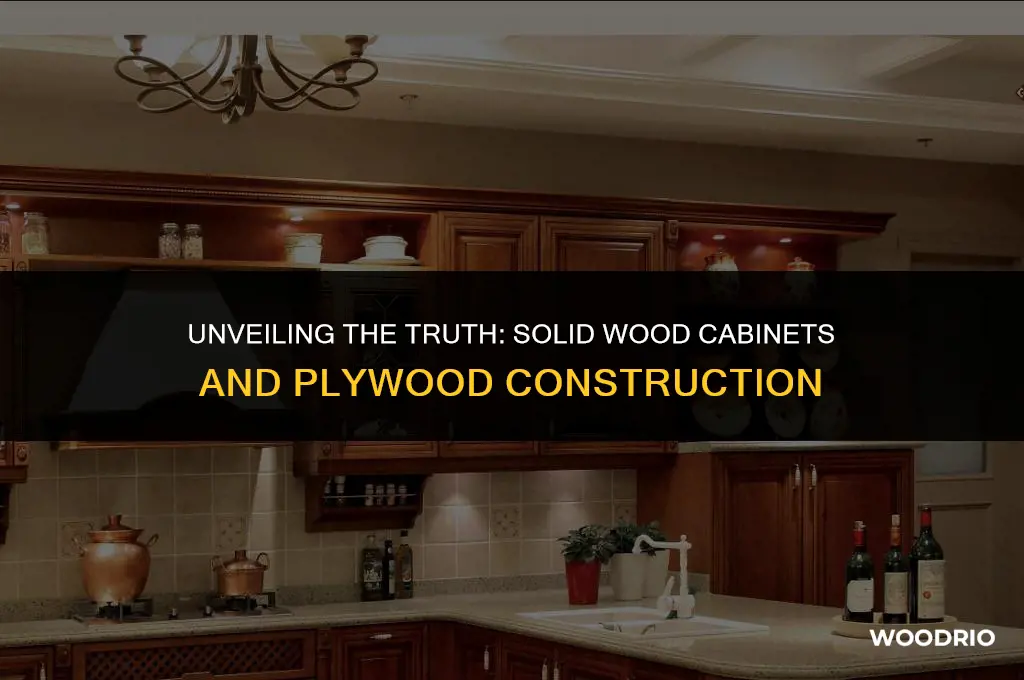 are solid wood cabinets made with plywood