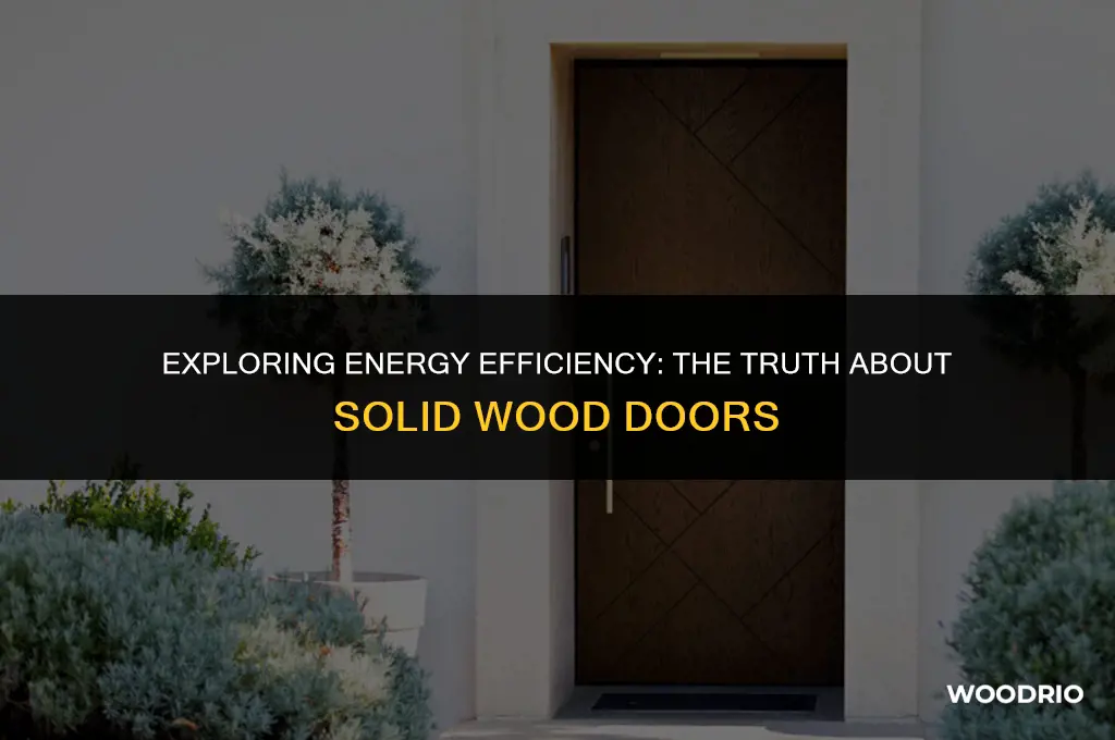 are solid wood doors energy efficient