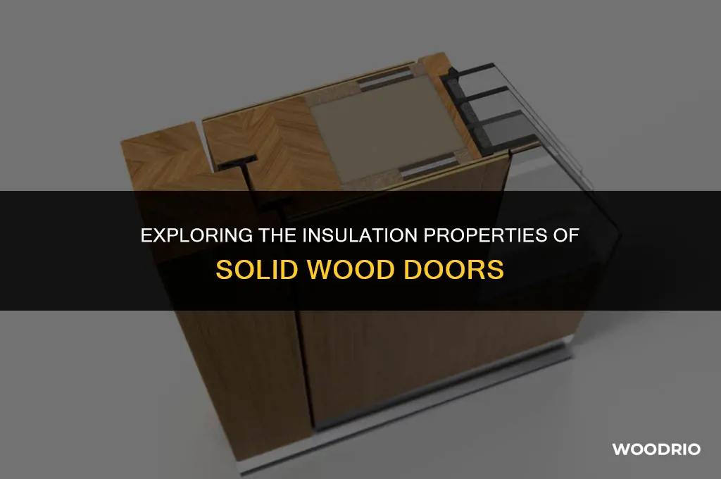 are solid wood doors insulated