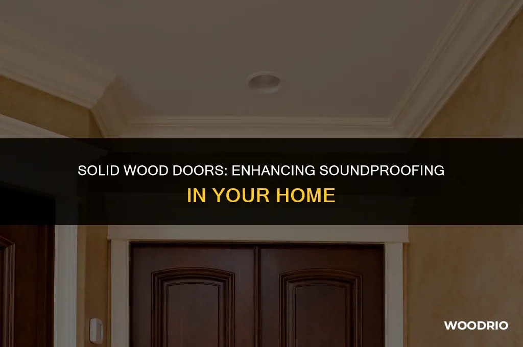 are solid wood doors more soundproof