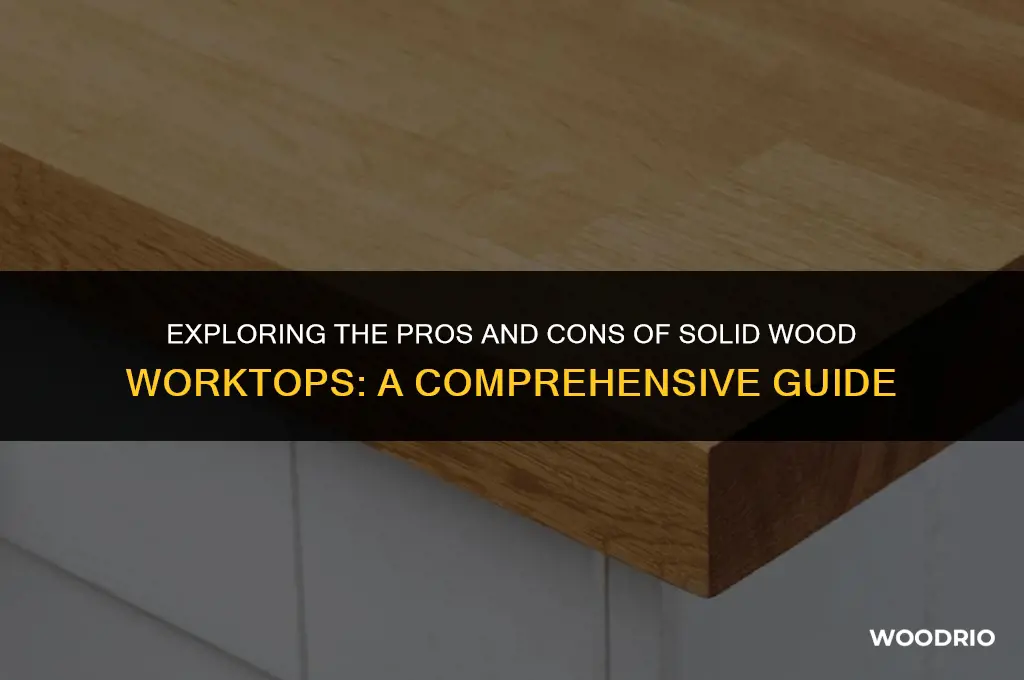 are solid wood worktops a good idea