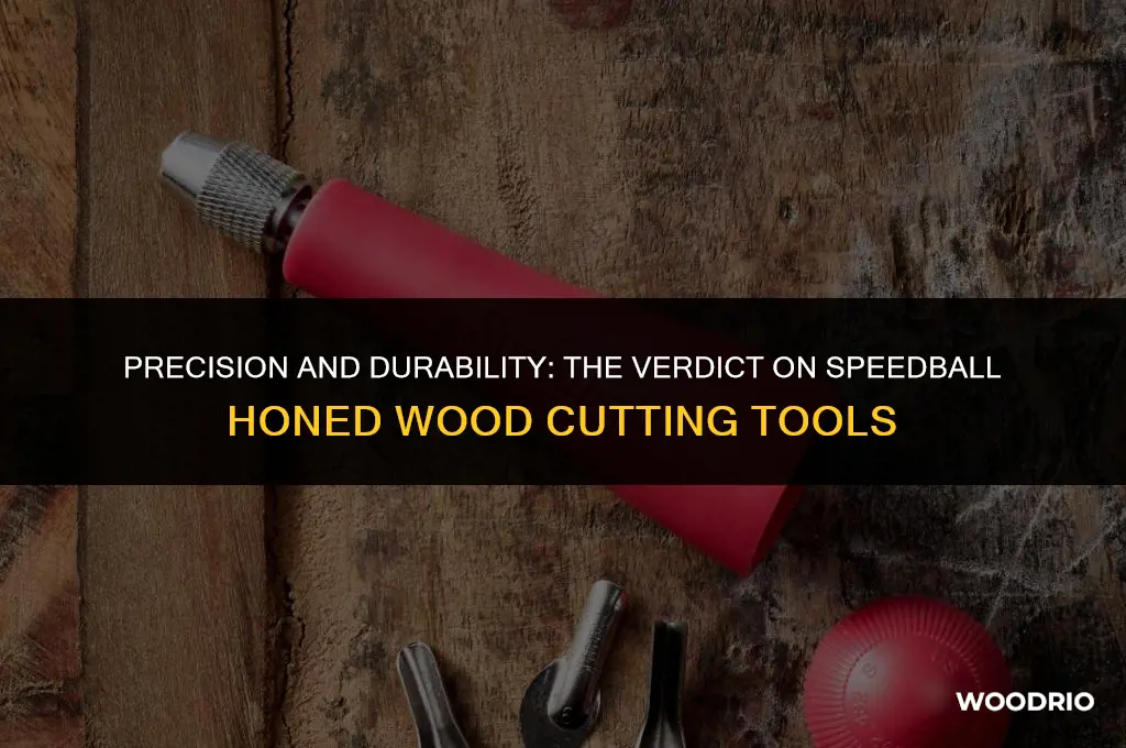 are speedball honed wood cutting tools good for woodworking