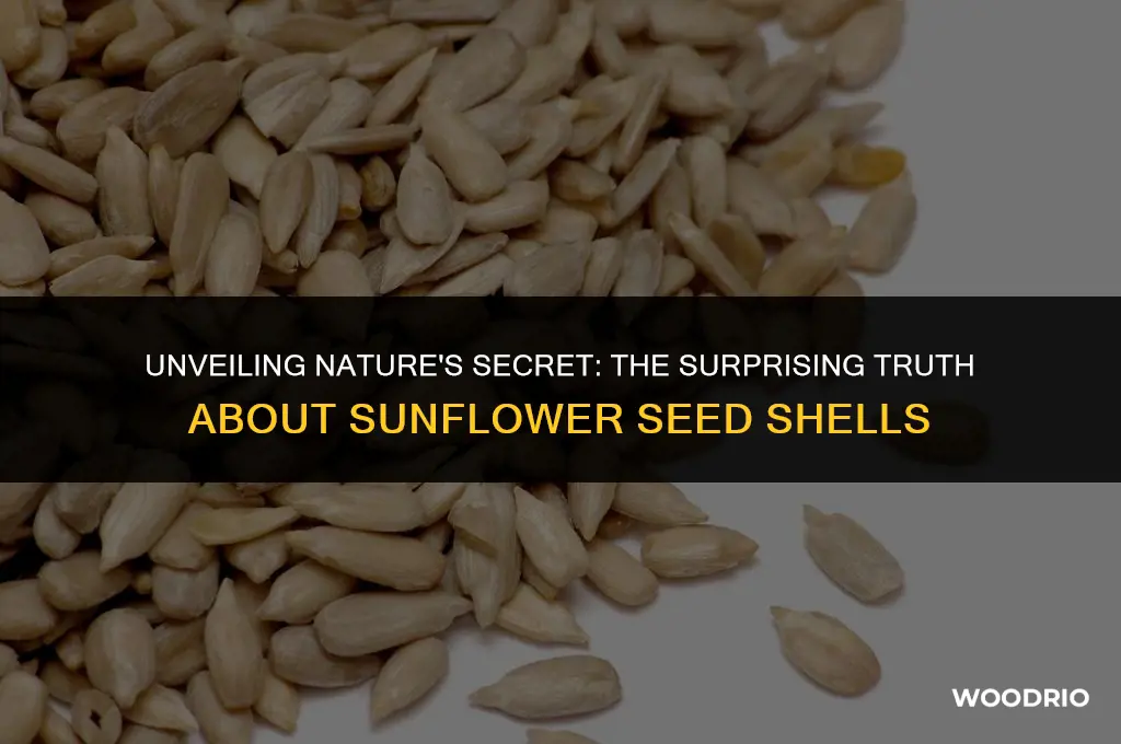 are sunflower seed shells made of wood