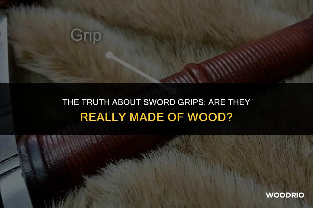 are sword grips made of wood