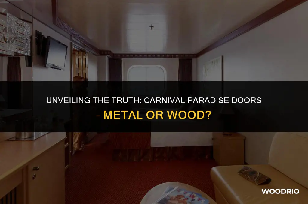 are the doors on carnival paradise metal or wood