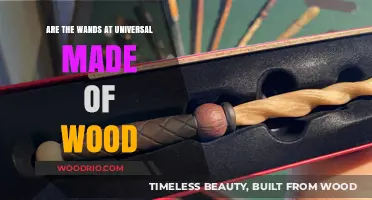 Unveiling the Magic: Are Universal's Wands Truly Wooden?