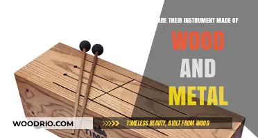 Exploring the Craftsmanship: Wood and Metal Instruments Unveiled