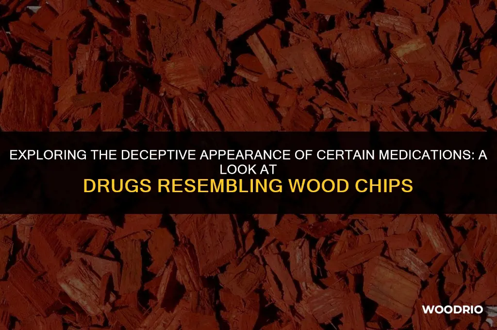 are there any drugs that look like small wood chips