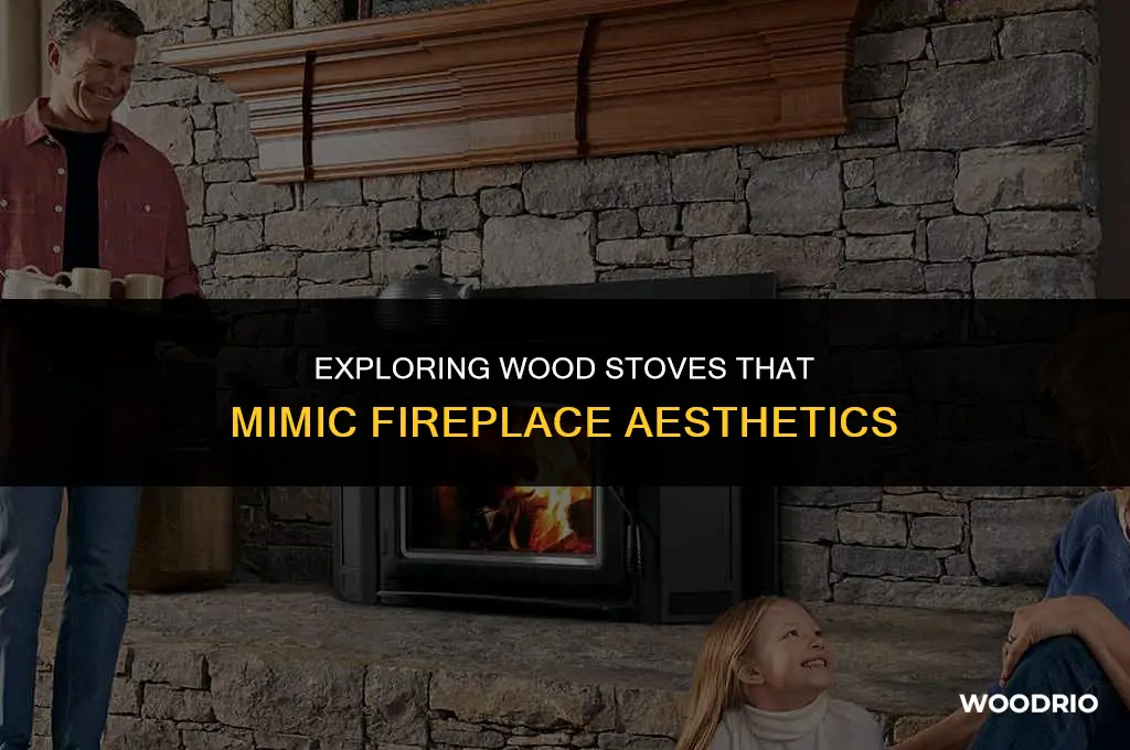 are there any wood stoves that look like a fireplace