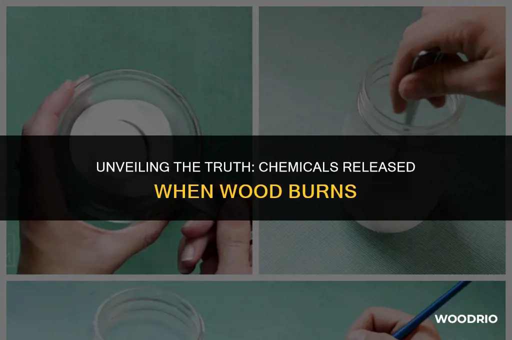 are there chemicals in burning wood