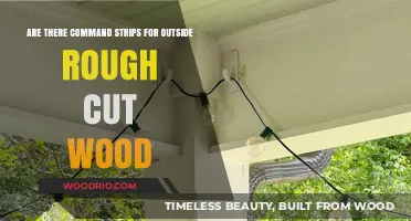 Outdoor Command Strips: A Solution for Rough-Cut Wood Projects