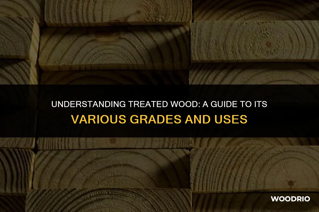 are there different grades of treated wood