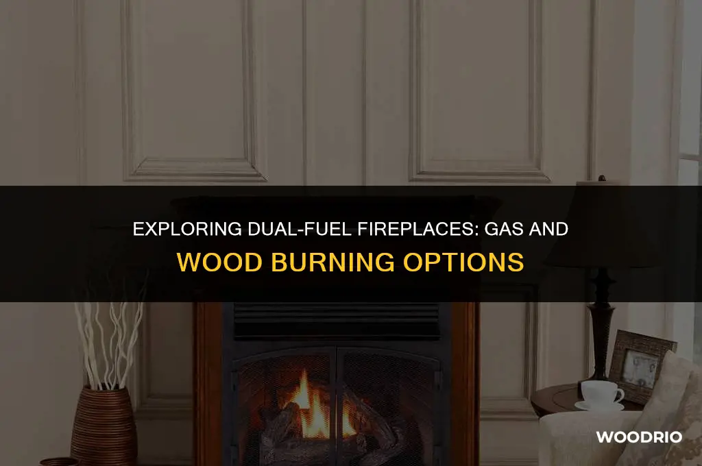 are there fireplaces that burn both gas and wood