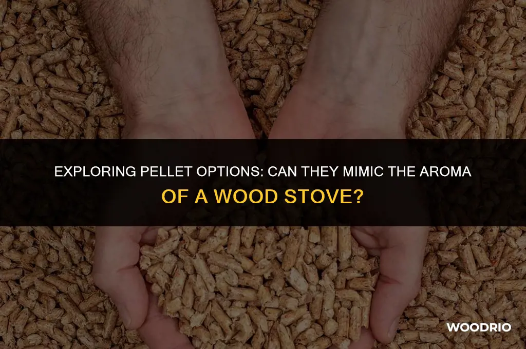 are there pellets that smell like a wood stove
