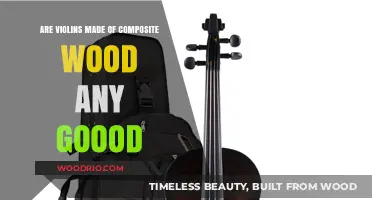 Exploring the Quality of Violins Made from Composite Wood