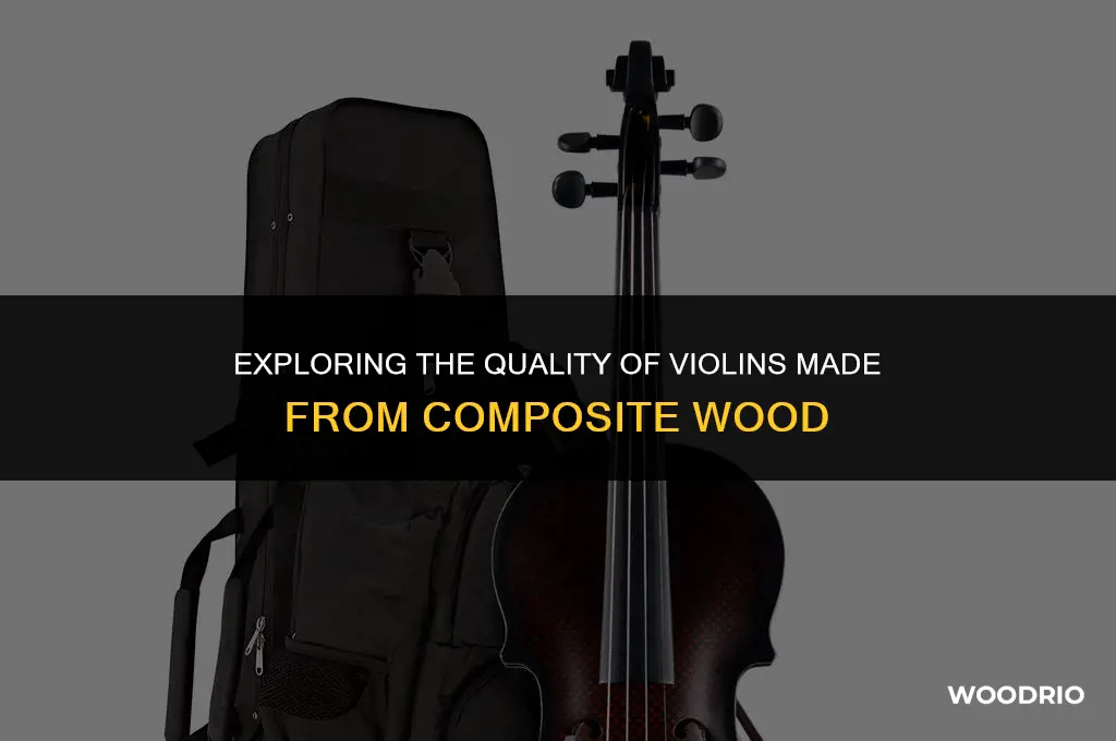 are violins made of composite wood any goood