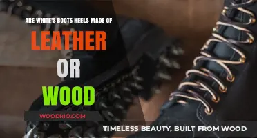Exploring the Material Mystery: White's Boots Heels - Leather or Wood?