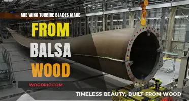 Unveiling the Truth: Are Wind Turbine Blades Really Made from Balsa Wood?