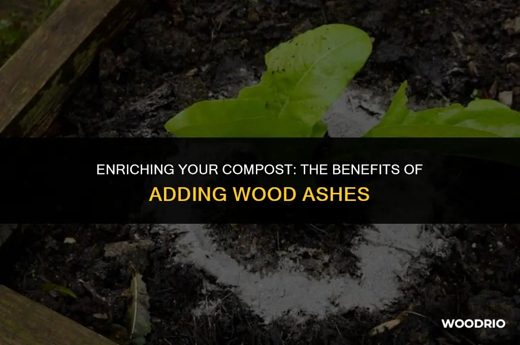 are wood ashes good for a compost bin