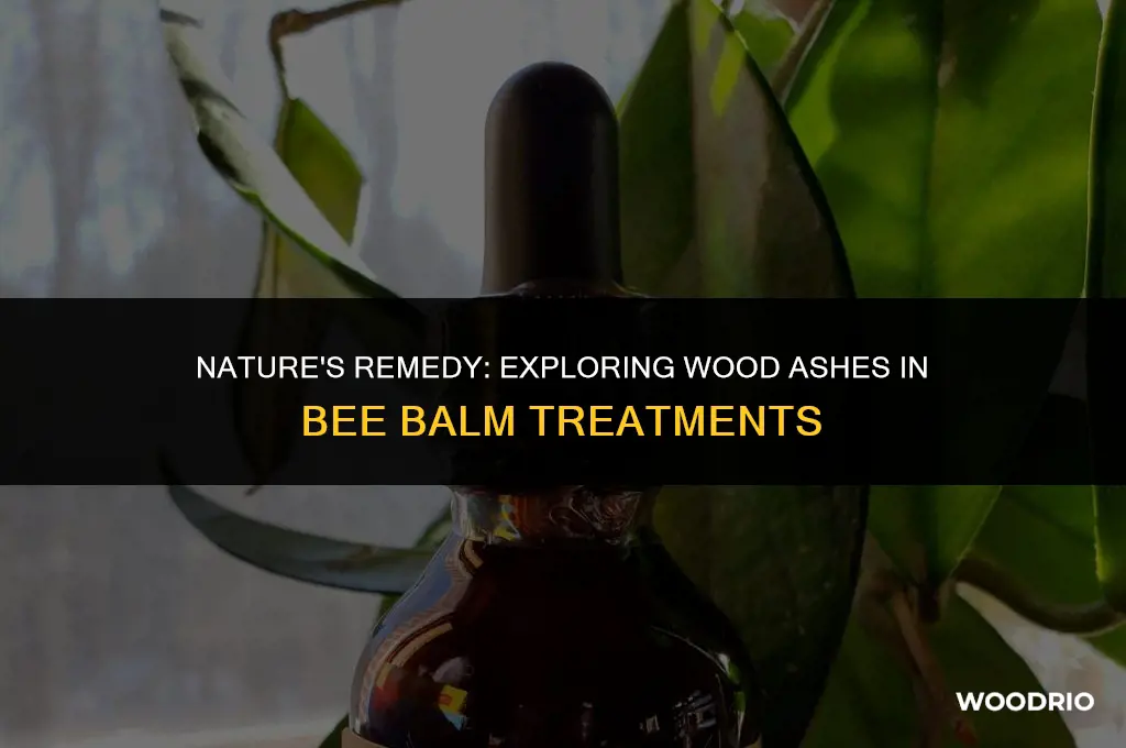 are wood ashes good for bee balms