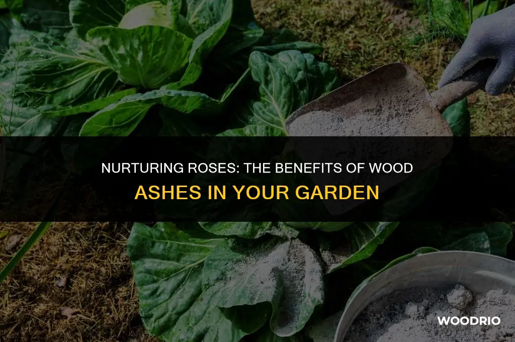 are wood ashes good for rose bushes
