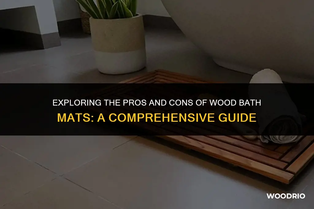 are wood bath mats good