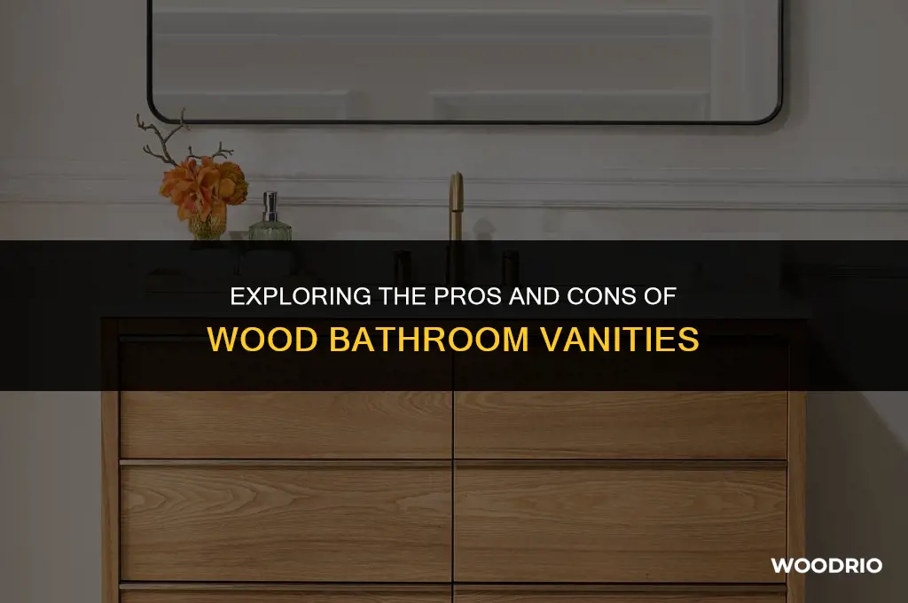 are wood bathroom vanities good