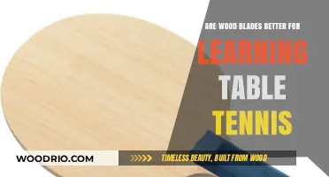 Wood vs. Composite: Which Blade is Best for Table Tennis Beginners?