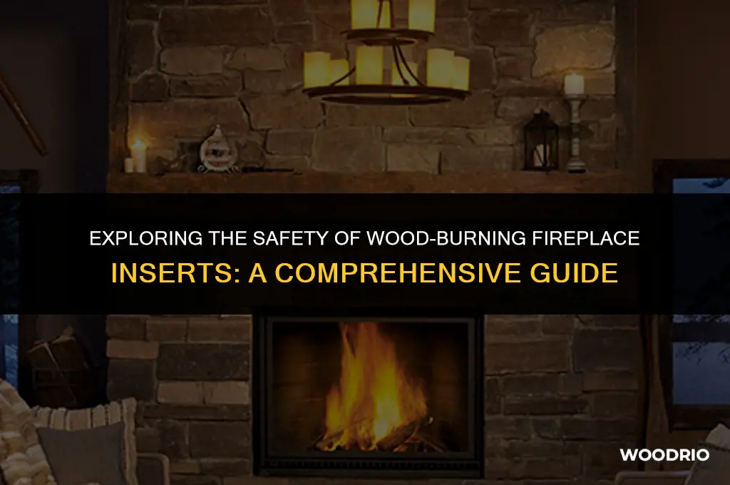 are wood burning fireplace inserts safe