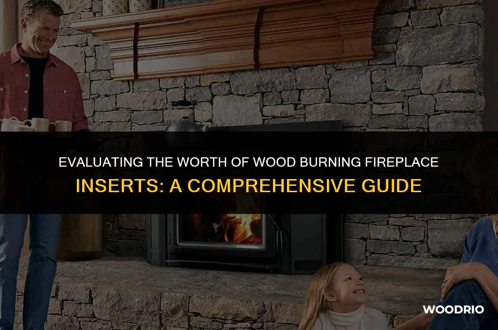 are wood burning fireplace inserts worth it