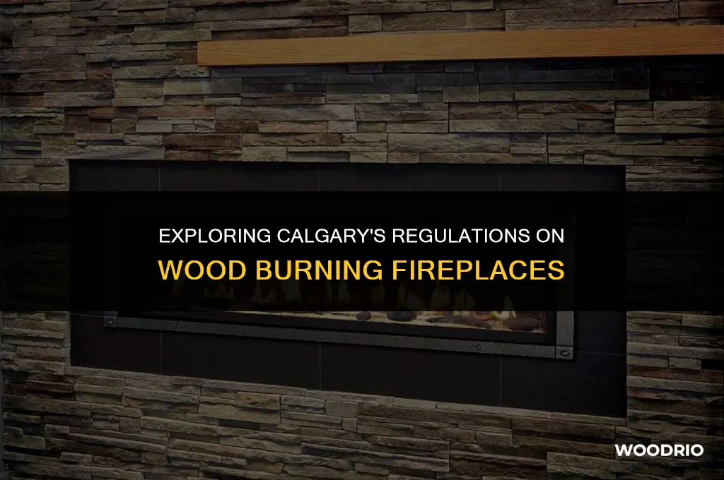 are wood burning fireplaces allowed in calgary
