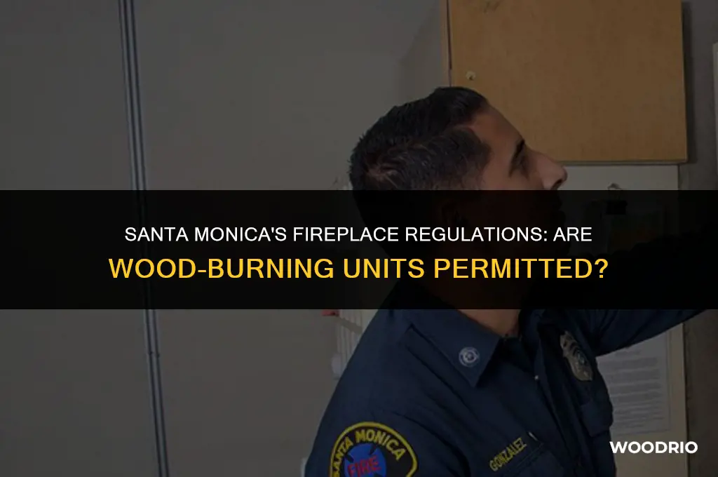are wood burning fireplaces allowed in santa monica